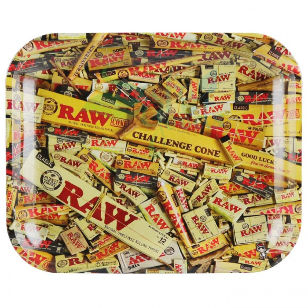 Raw Metal Rolling Tray | Mixed